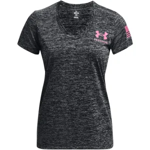 Under Armour Women's Tech Freedom Short Sleeve V-Neck T-Shirt