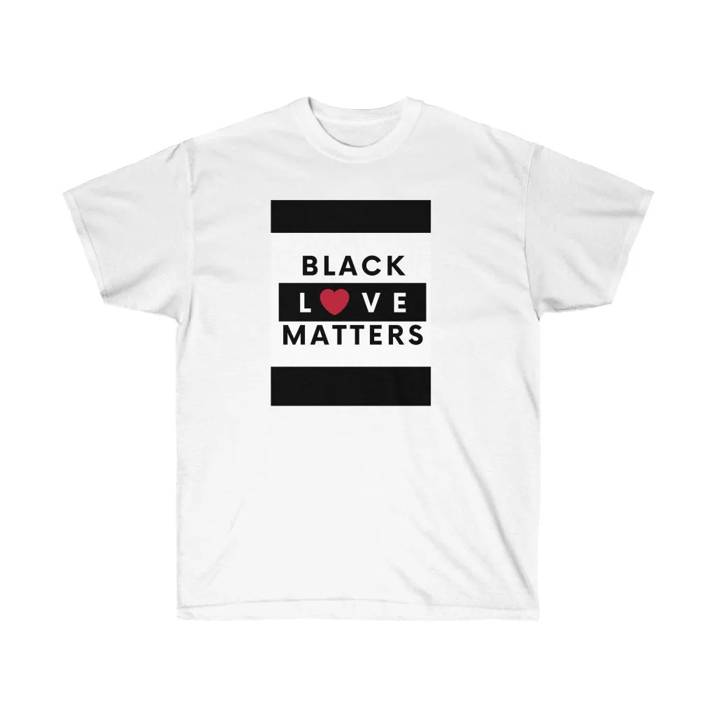 Unisex Ultra Cotton Tee (Black Love Rocks Original - Black Love)