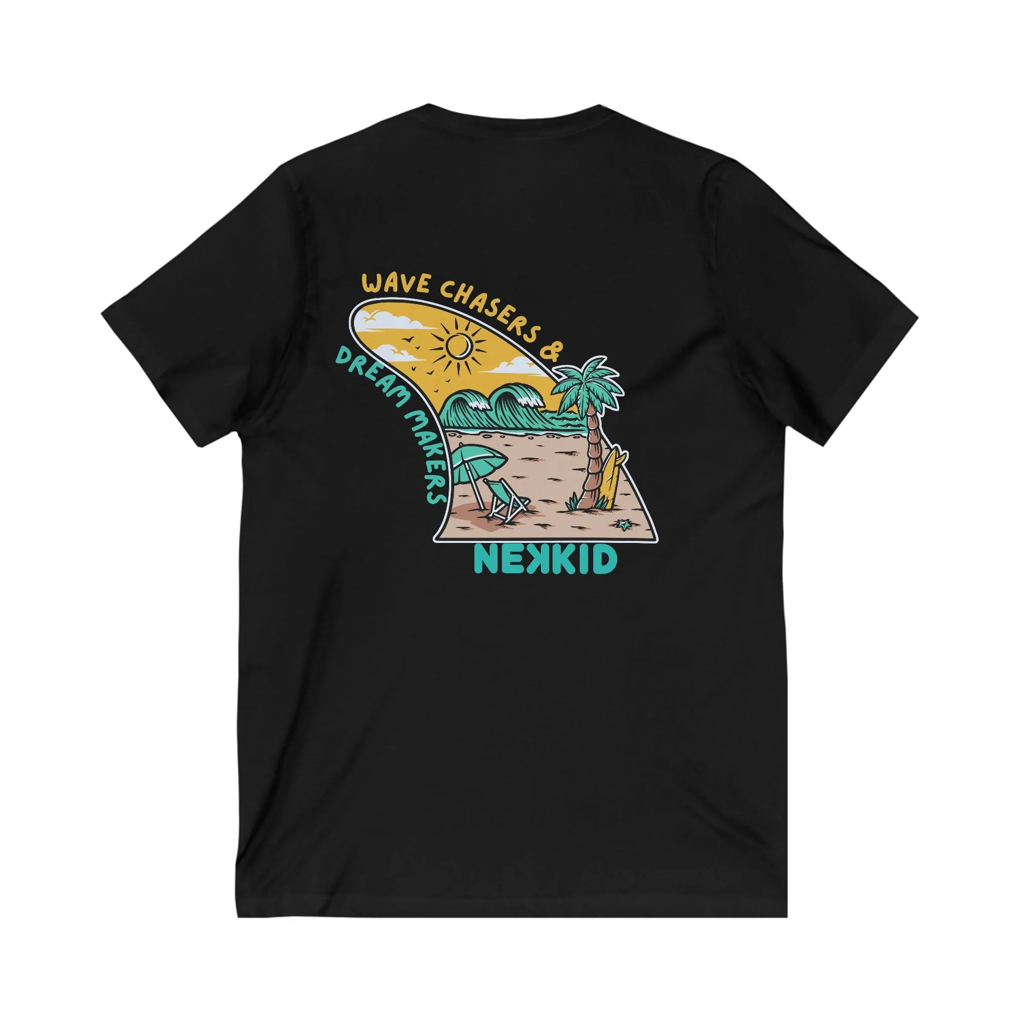 V-Neck Tee Wave Chasers & Dream Makers Shirt