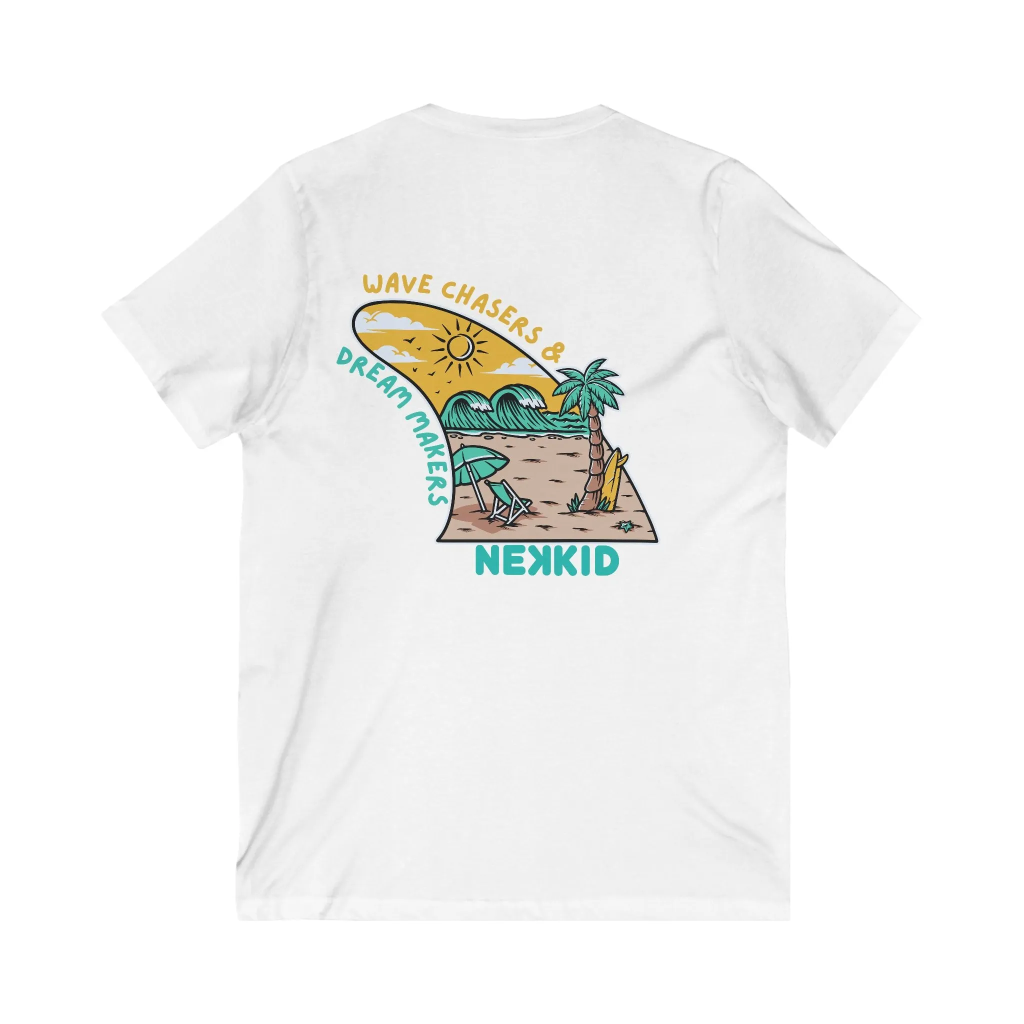 V-Neck Tee Wave Chasers & Dream Makers Shirt