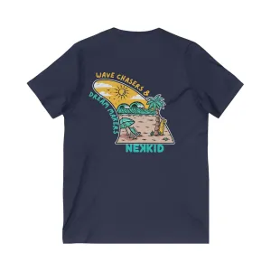 V-Neck Tee Wave Chasers & Dream Makers Shirt