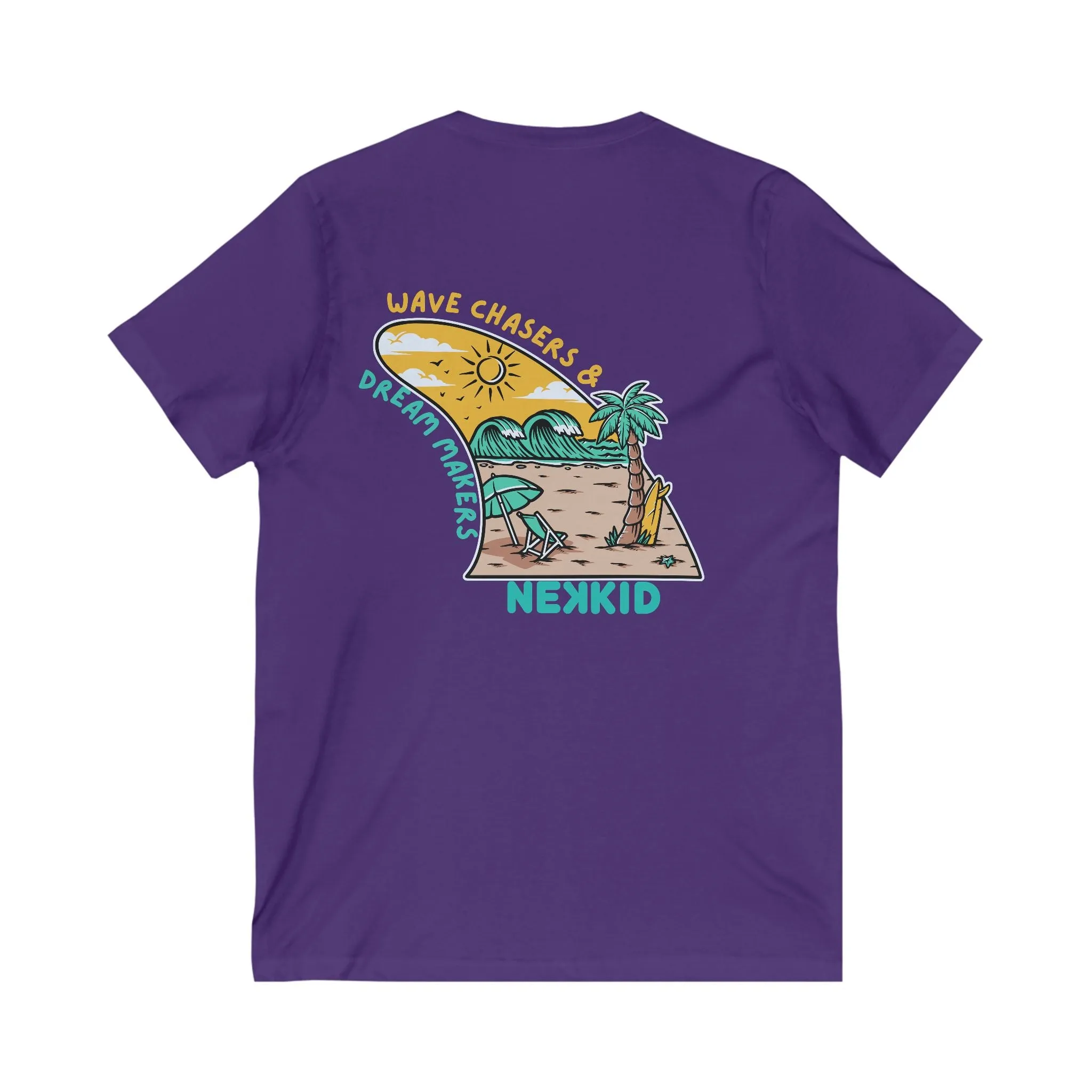 V-Neck Tee Wave Chasers & Dream Makers Shirt