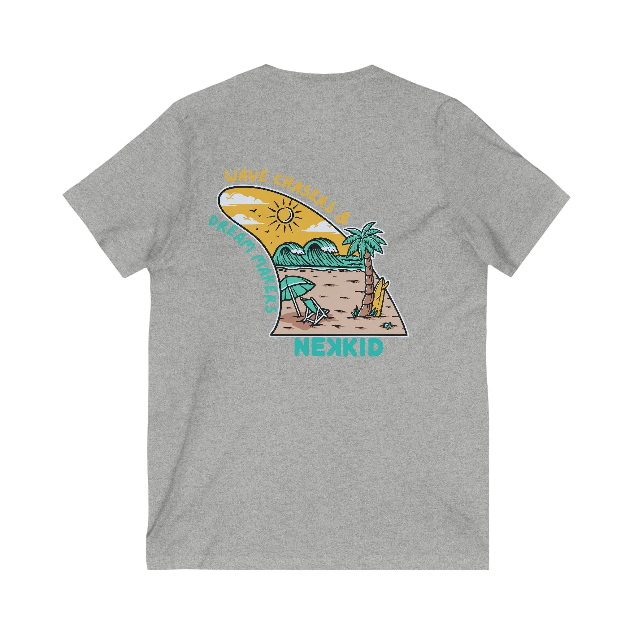 V-Neck Tee Wave Chasers & Dream Makers Shirt