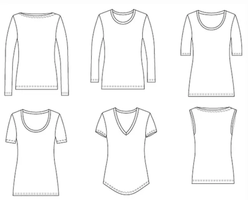 Wardrobe Builder Fitted T-Shirt - Wardrobe by Me