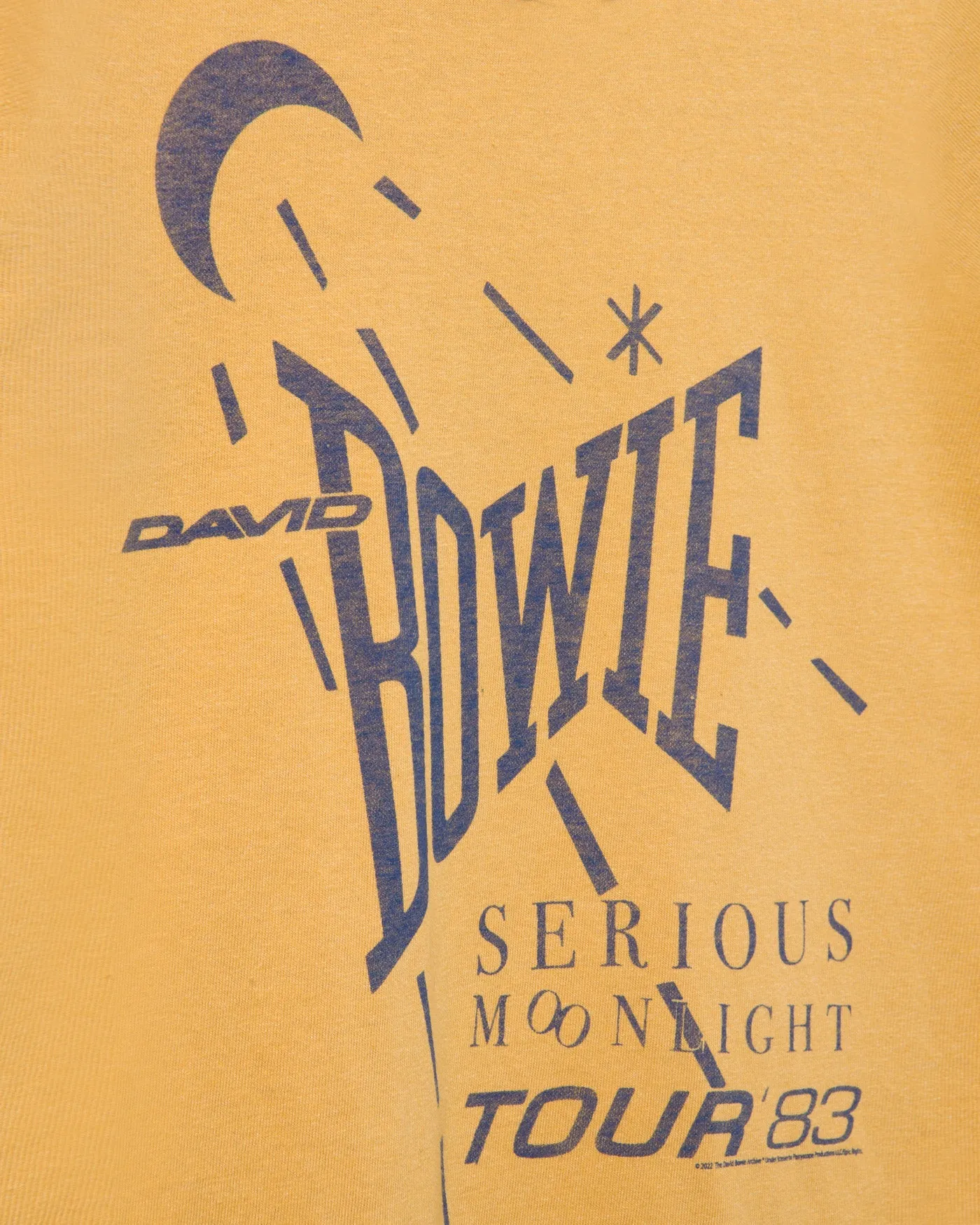 Women's David Bowie US Tour '82 Original Tee