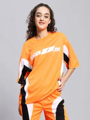 Women's Fifa Over-Sized T-Shirt (Orange)