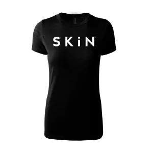 Women's Fitted Triblend T-Shirt - black