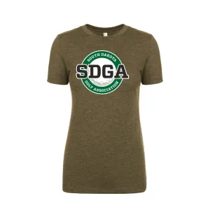 Women's Fitted Triblend T-Shirt - military green