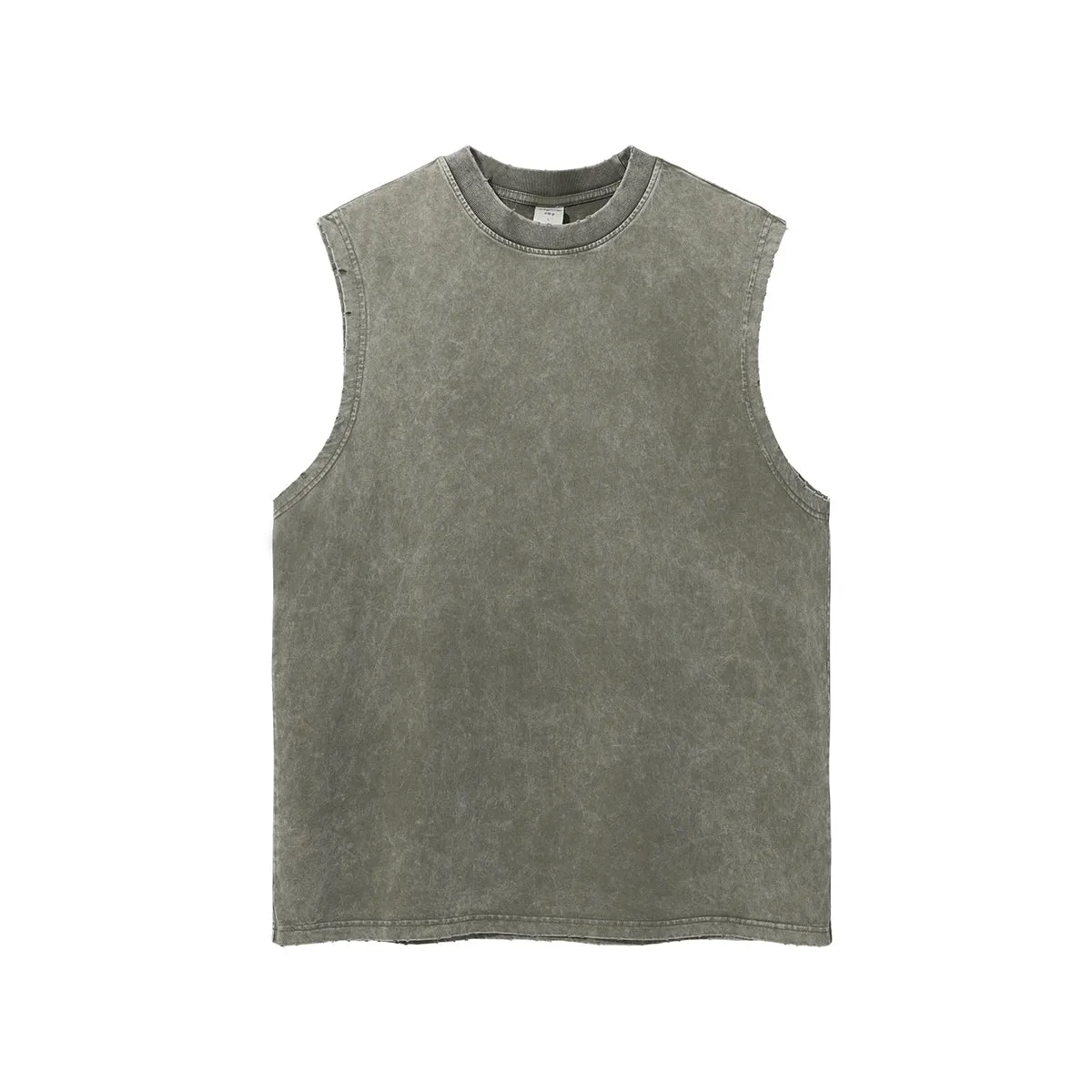 Women's Frayed Sleeveless T Shirt 275gsm