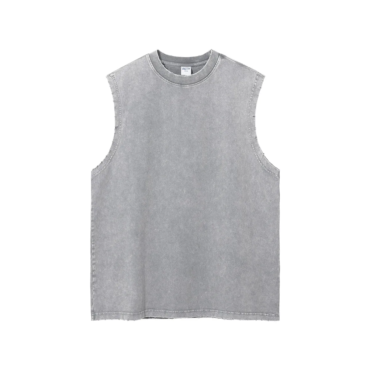 Women's Frayed Sleeveless T Shirt 275gsm