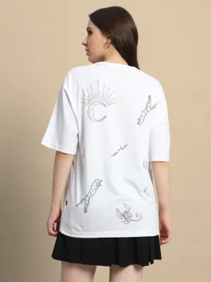 Women's More 777 Over-Sized T-Shirt (White)