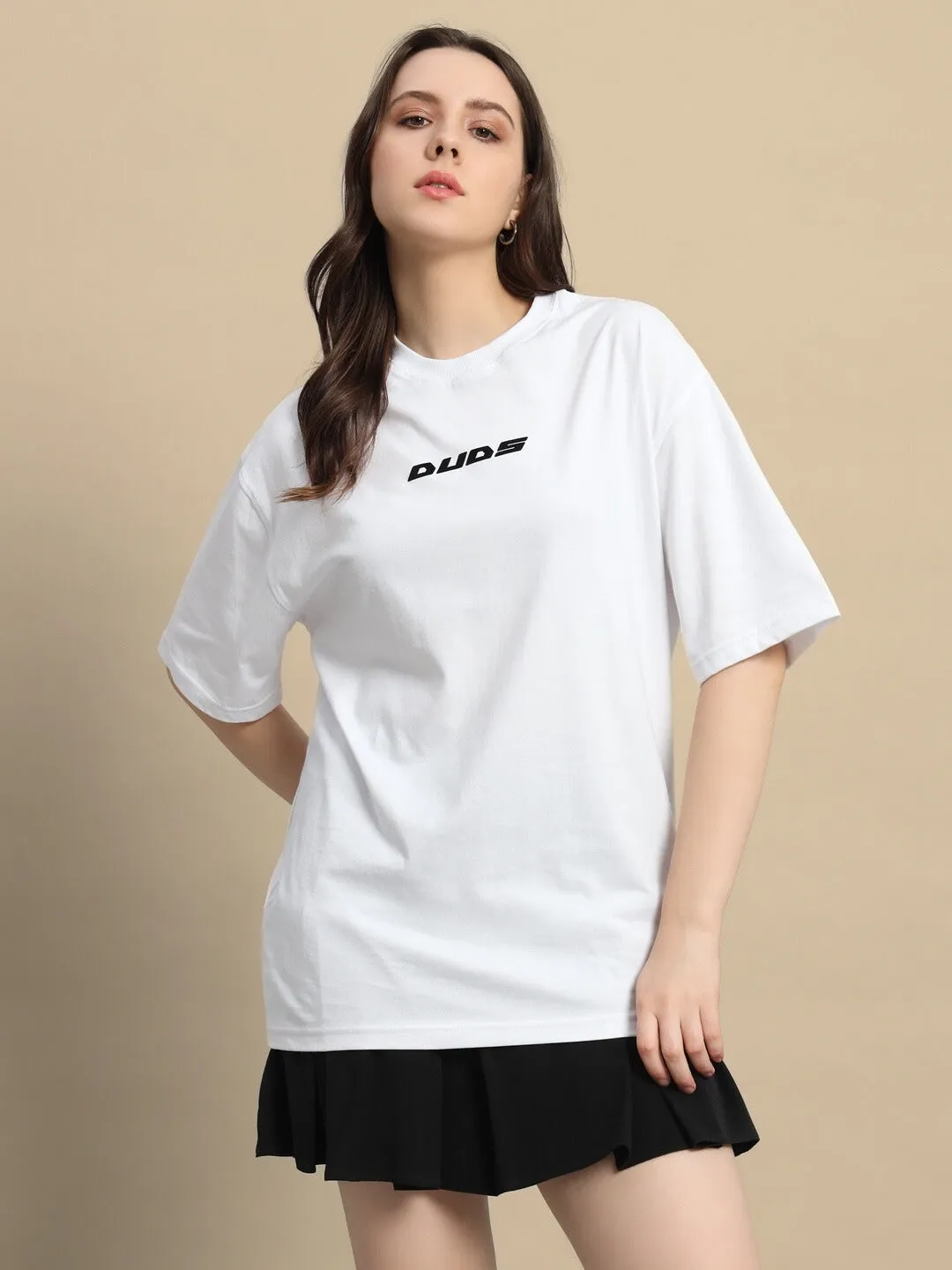 Women's More 777 Over-Sized T-Shirt (White)